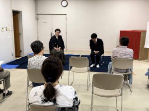 足利とはまた違った感じでお客様との距離が近い対談
たくさんの質問をいただいて盛り上がりました